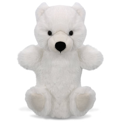 SUPER SOFT PLUSH HAND PUPPET - POLAR BEAR
