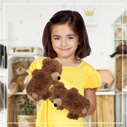 SUPER SOFT PLUSH HAND PUPPET - GRIZZLY BEAR
