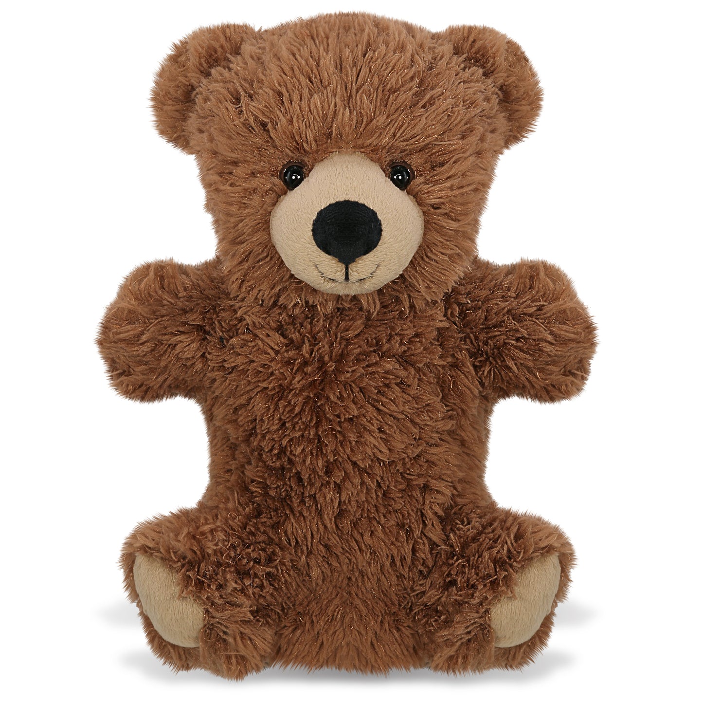 SUPER SOFT PLUSH HAND PUPPET - GRIZZLY BEAR