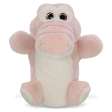 SUPER SOFT PLUSH HAND PUPPET - PINK ALLIGATOR
