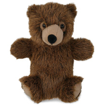 SUPER SOFT PLUSH HAND PUPPET - BROWN BEAR