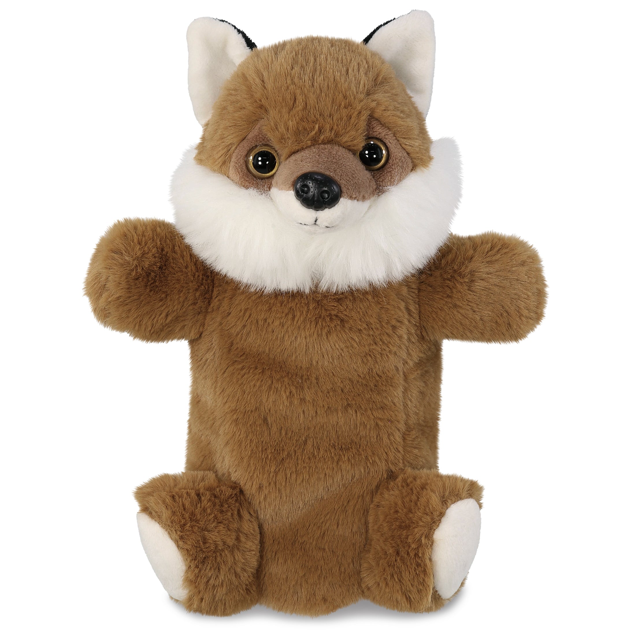 SUPER SOFT PLUSH HAND PUPPET - FOX