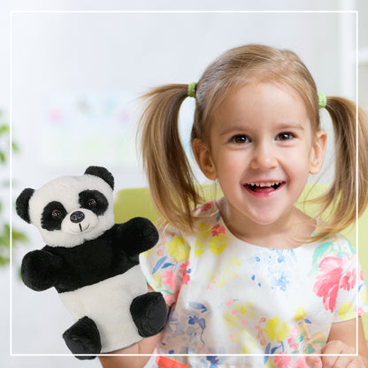 SUPER SOFT PLUSH HAND PUPPET - PANDA