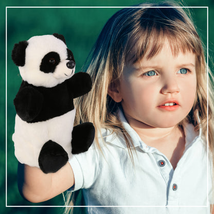 SUPER SOFT PLUSH HAND PUPPET - PANDA