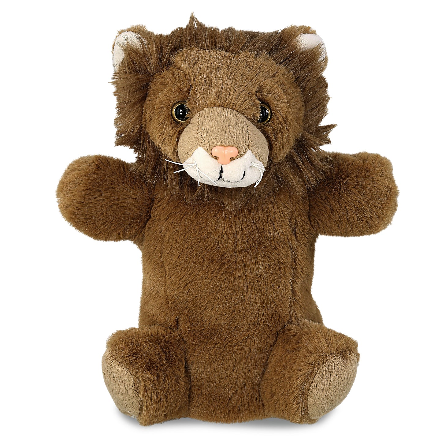 SUPER SOFT PLUSH HAND PUPPET - LION