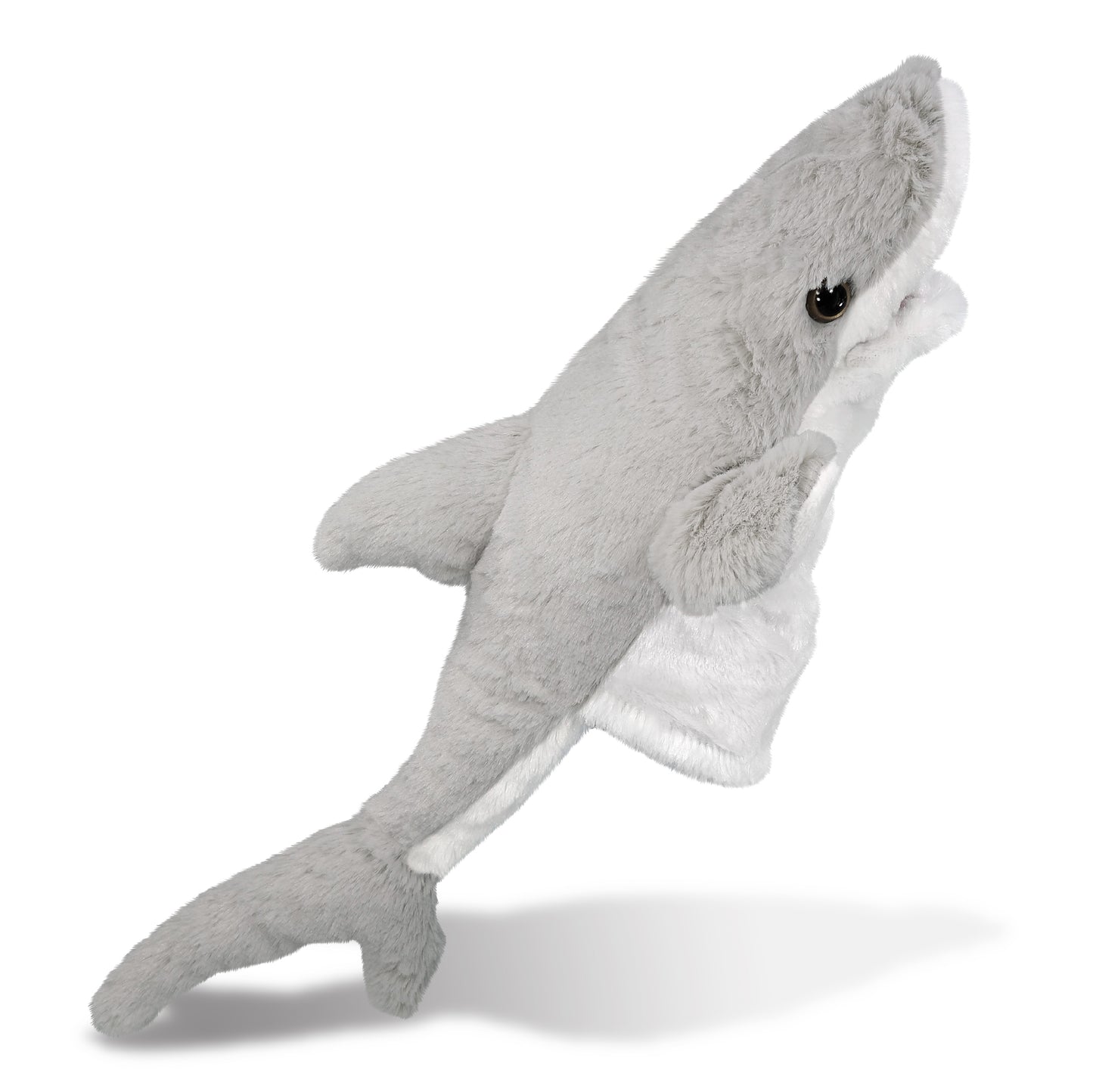 SUPER SOFT PLUSH HAND PUPPET - SHARK
