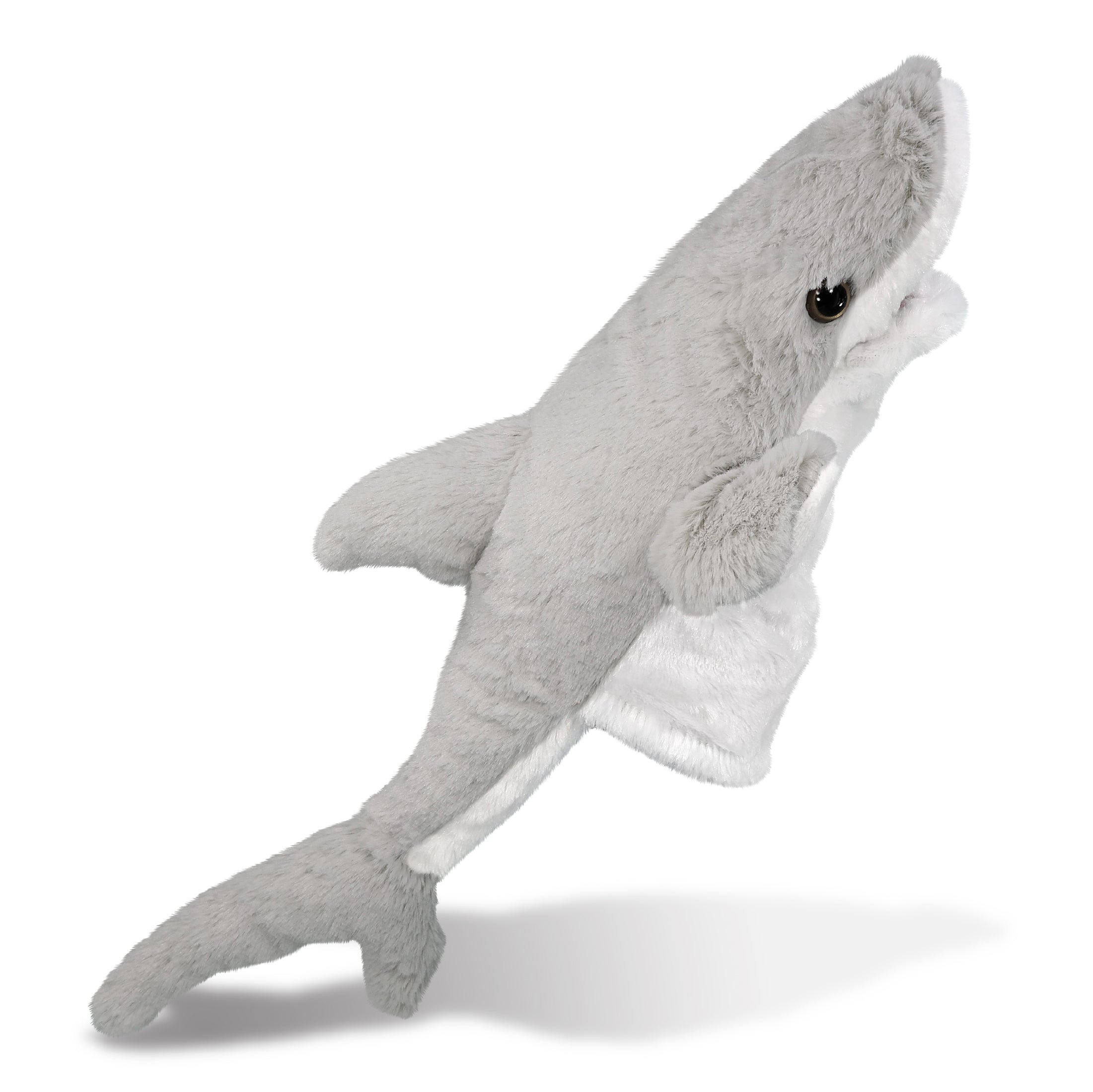 SUPER SOFT PLUSH HAND PUPPET - SHARK