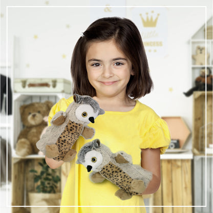 SUPER SOFT PLUSH HAND PUPPET - WILD OWL