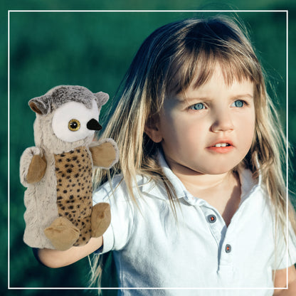 SUPER SOFT PLUSH HAND PUPPET - WILD OWL
