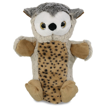 SUPER SOFT PLUSH HAND PUPPET - WILD OWL