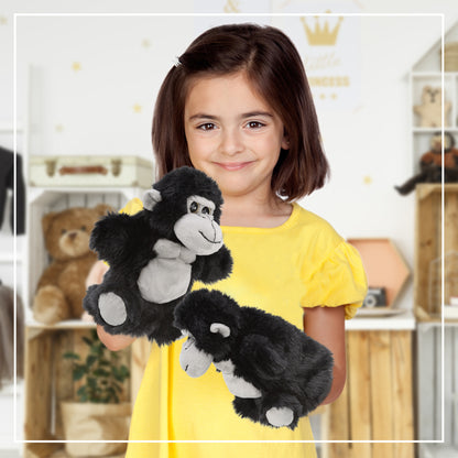 SUPER SOFT PLUSH HAND PUPPET - GORILLA