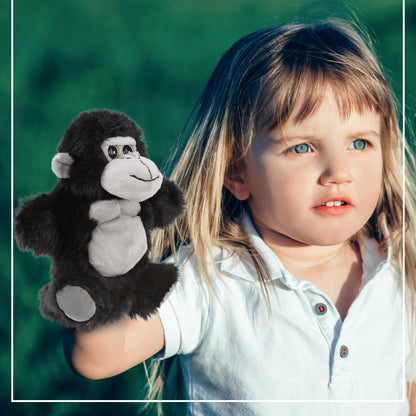 SUPER SOFT PLUSH HAND PUPPET - GORILLA