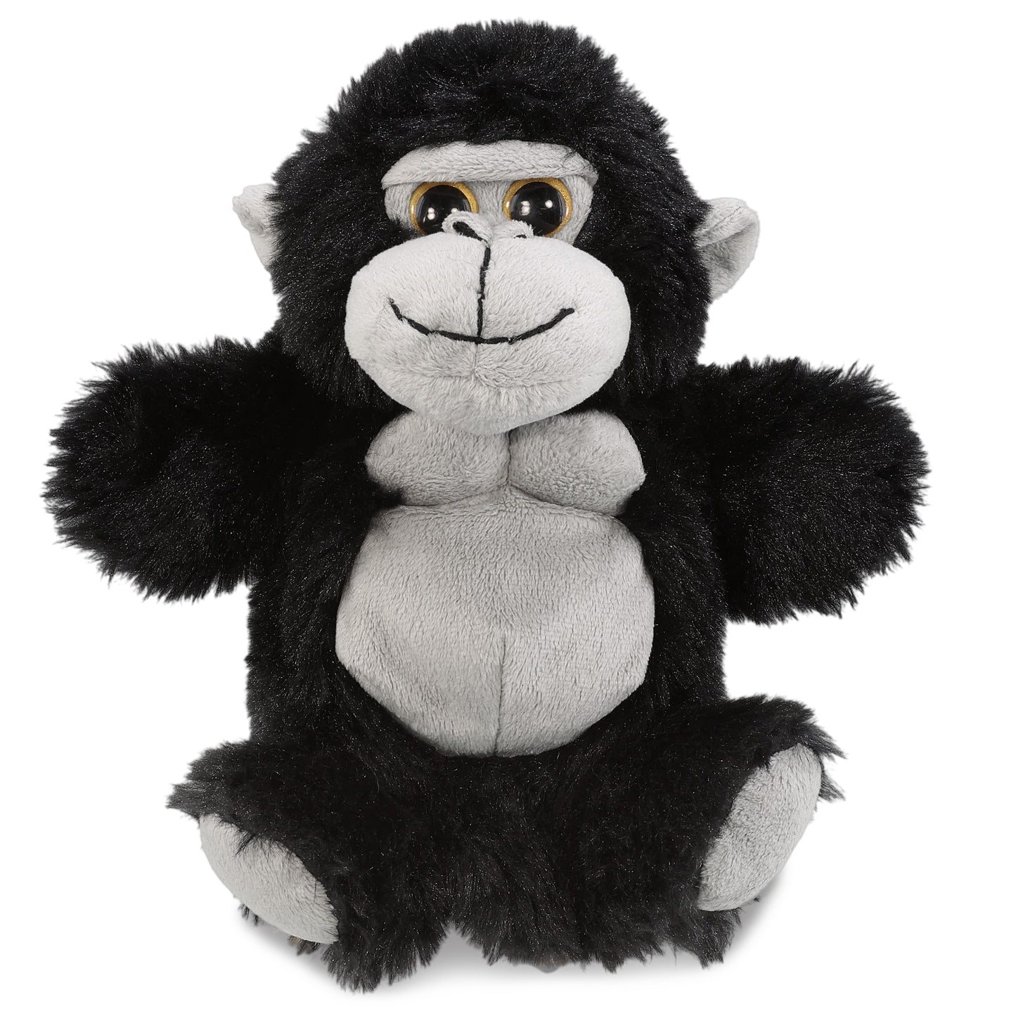 SUPER SOFT PLUSH HAND PUPPET - GORILLA