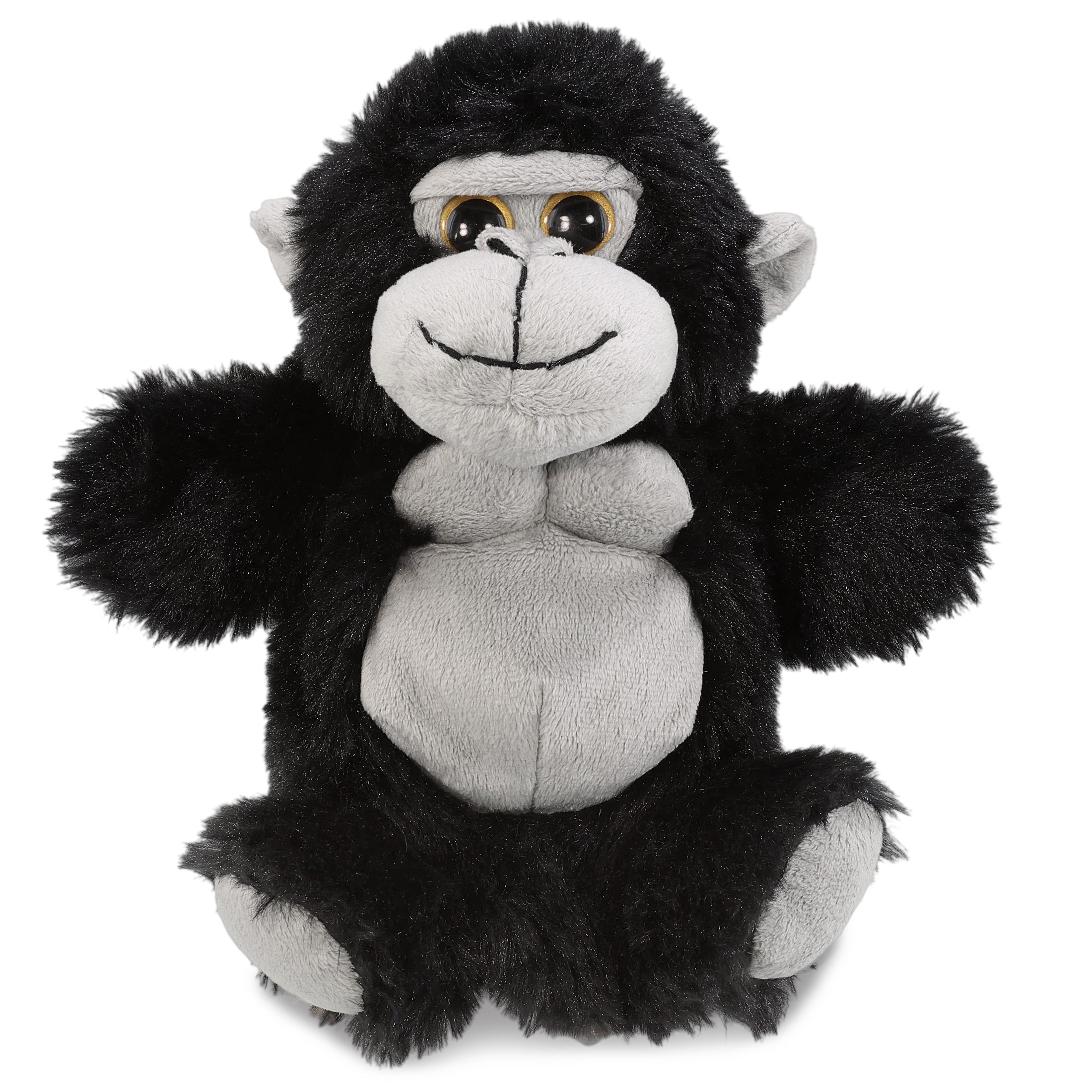 SUPER SOFT PLUSH HAND PUPPET - GORILLA