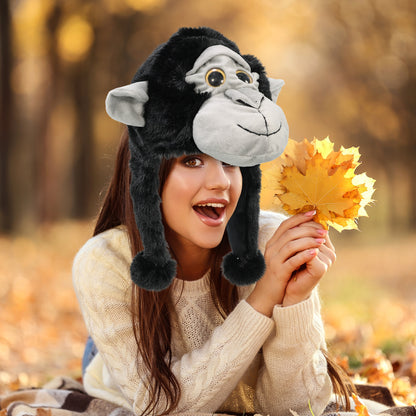 SUPER-SOFT PLUSH HAT - GORILLA