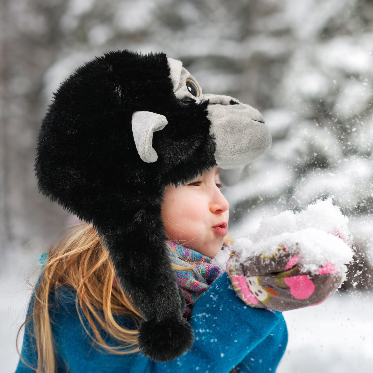 SUPER-SOFT PLUSH HAT - GORILLA