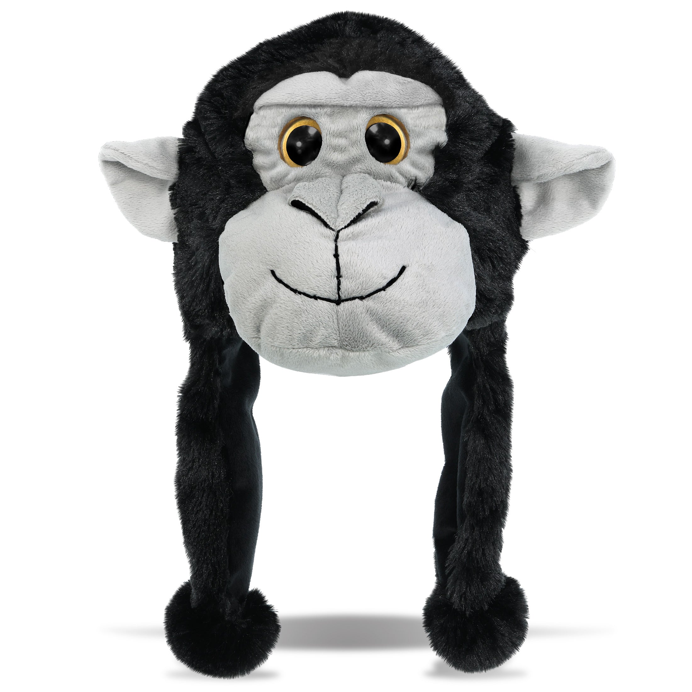 SUPER-SOFT PLUSH HAT - GORILLA