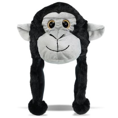 SUPER-SOFT PLUSH HAT - GORILLA