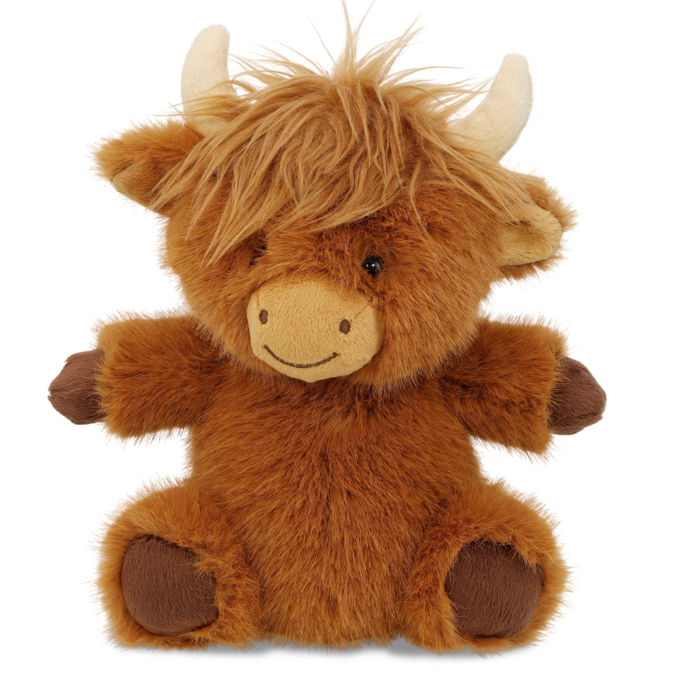 SUPER SOFT PLUSH - HIGHLAND COW 7"