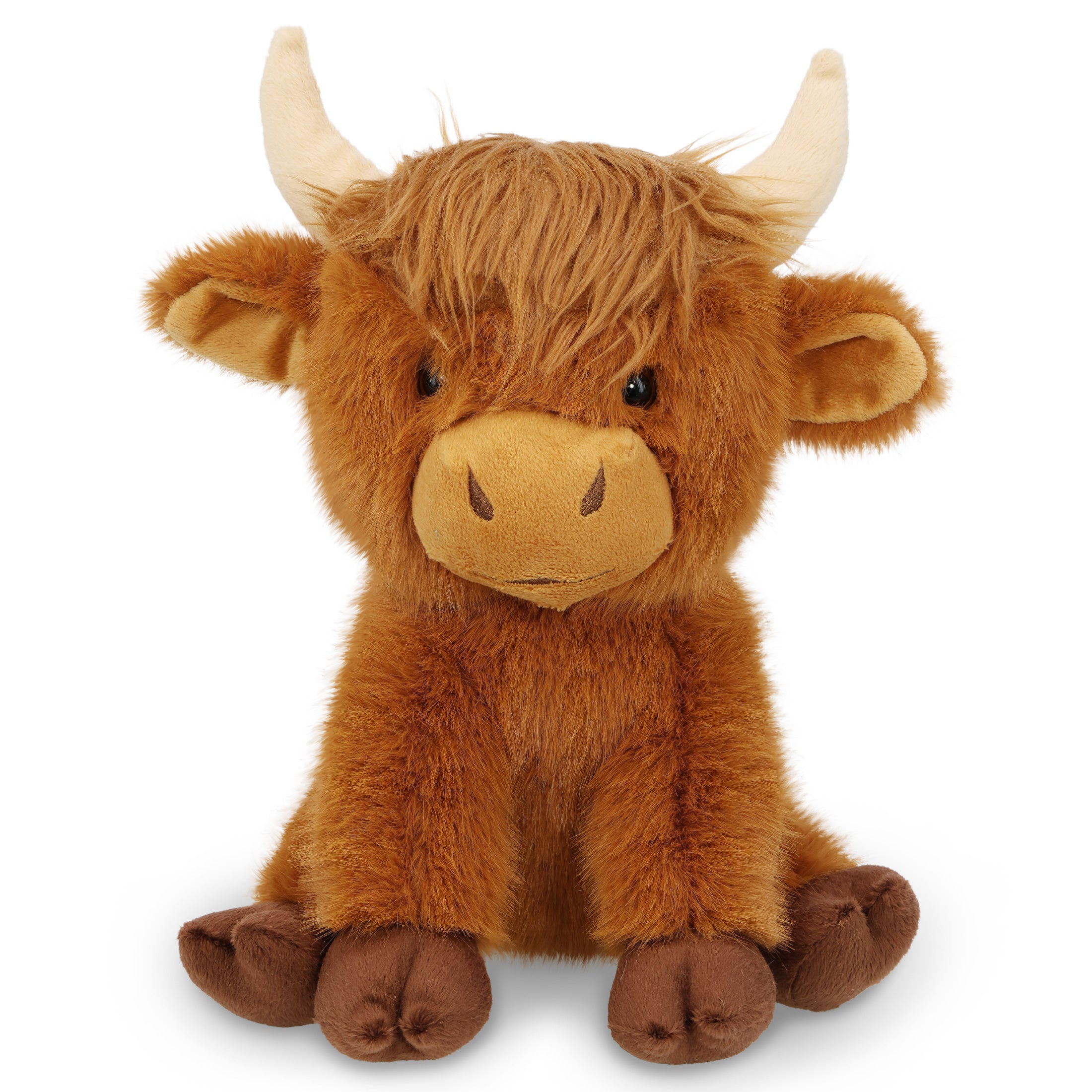 SUPER SOFT PLUSH - STANDING HIGHLAND COW 9"