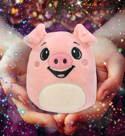 SNUG-MOOSHIES PLUSH - PIG 4"