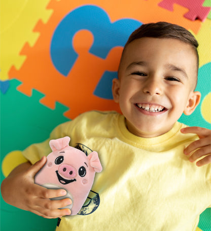 SNUG-MOOSHIES PLUSH - PIG 4"