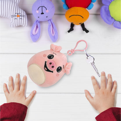 SNUG-MOOSHIES PLUSH CLIPS - PIG