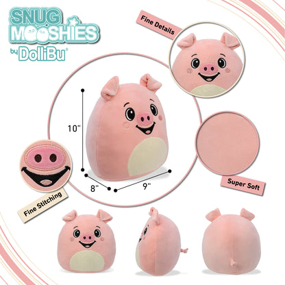 SNUG-MOOSHIES PLUSH - PIG 10"