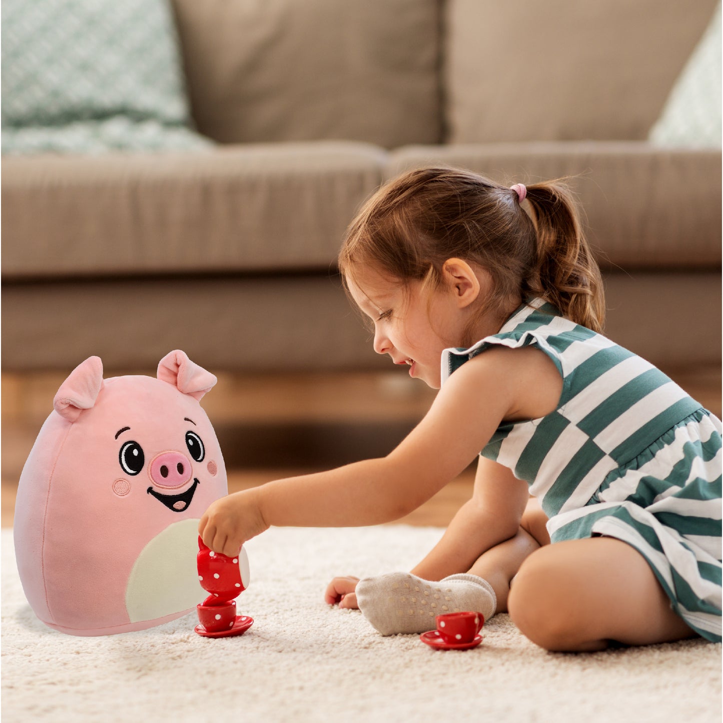 SNUG-MOOSHIES PLUSH - PIG 10"