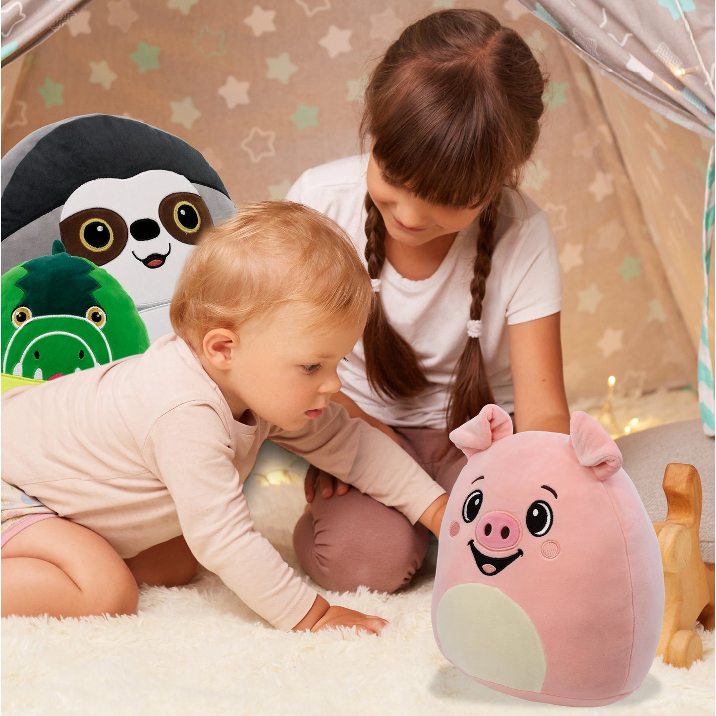 SNUG-MOOSHIES PLUSH - PIG 10"