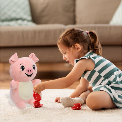 SNUG-MOOSHIES PLUSH - STANDING PIG 10"