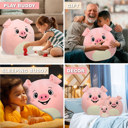 SNUG-MOOSHIES PLUSH - PIG 17"
