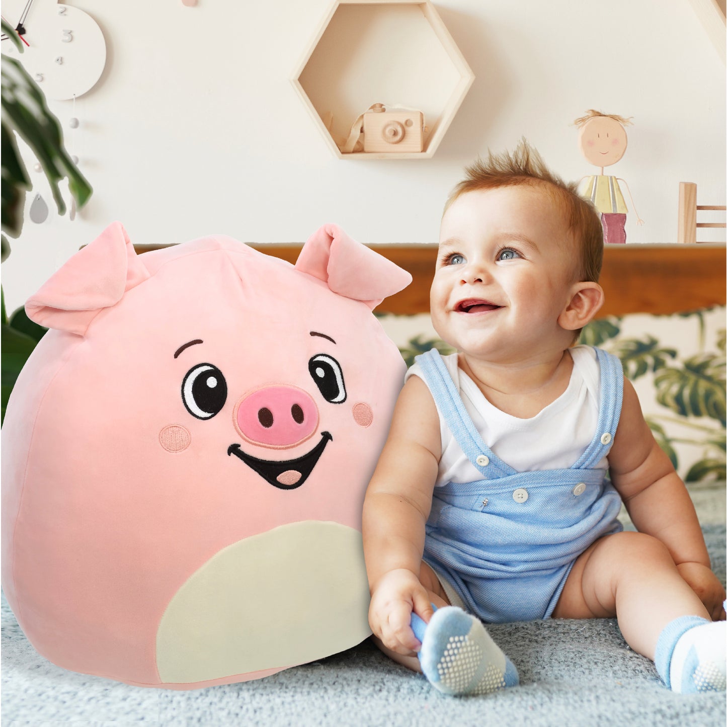 SNUG-MOOSHIES PLUSH - PIG 17"