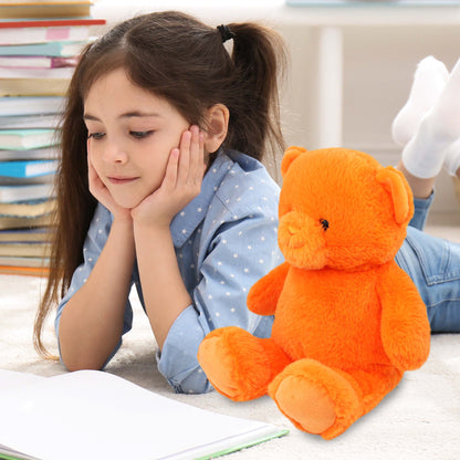SUPER-SOFT PLUSH - ORANGE BEAR 10"