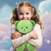 SUPER-SOFT PLUSH - GREEN BEAR 10"