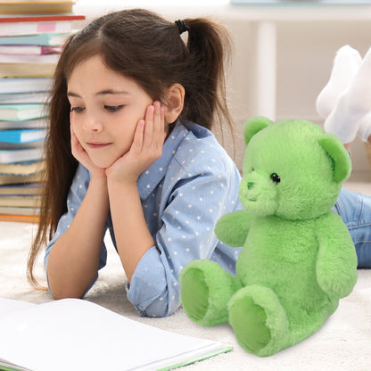 SUPER-SOFT PLUSH - GREEN BEAR 10"