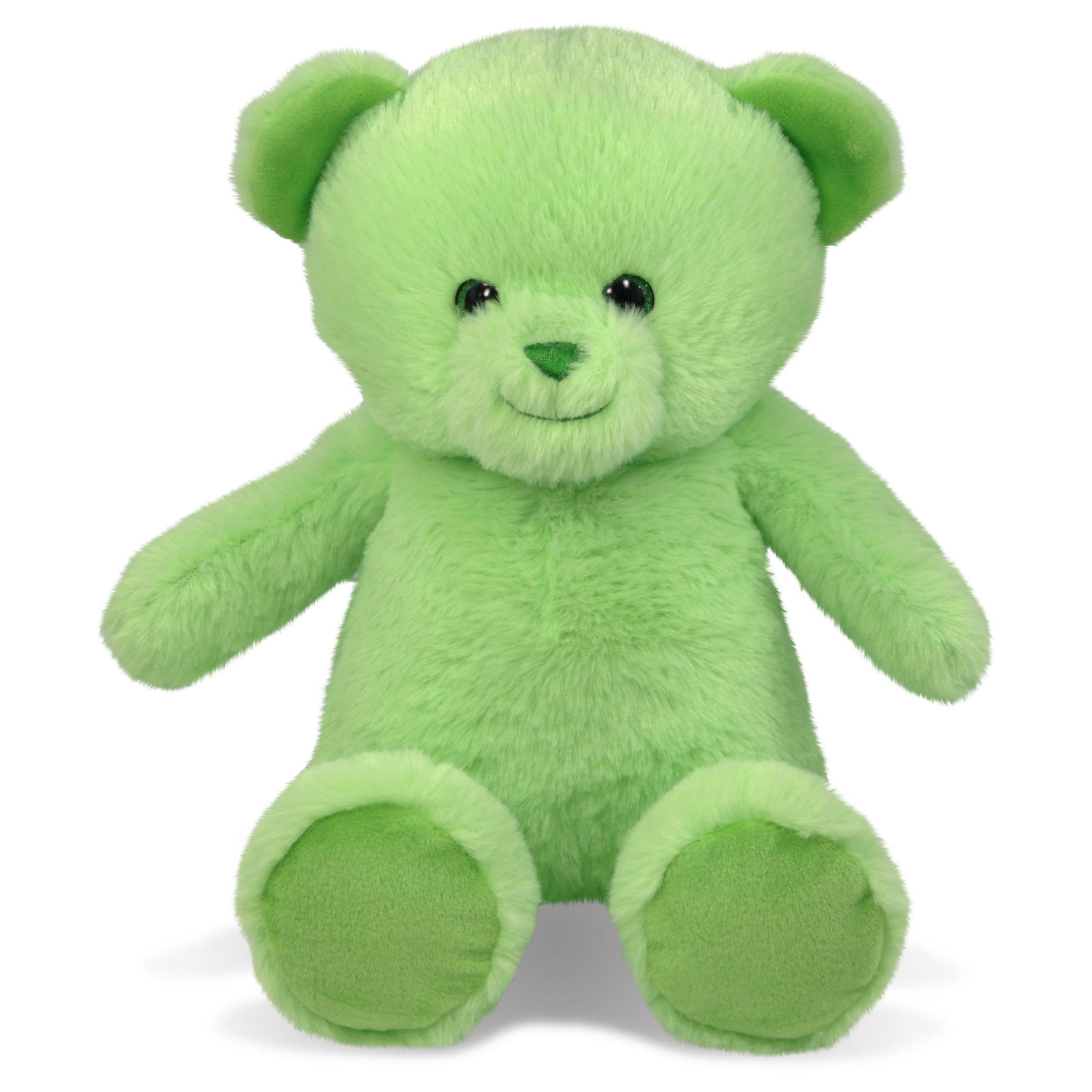 SUPER-SOFT PLUSH - GREEN BEAR 10"
