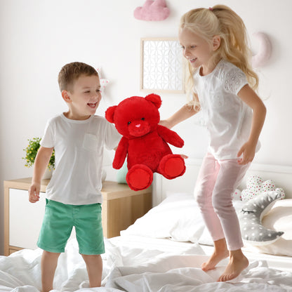 SUPER-SOFT PLUSH - RED BEAR 10"