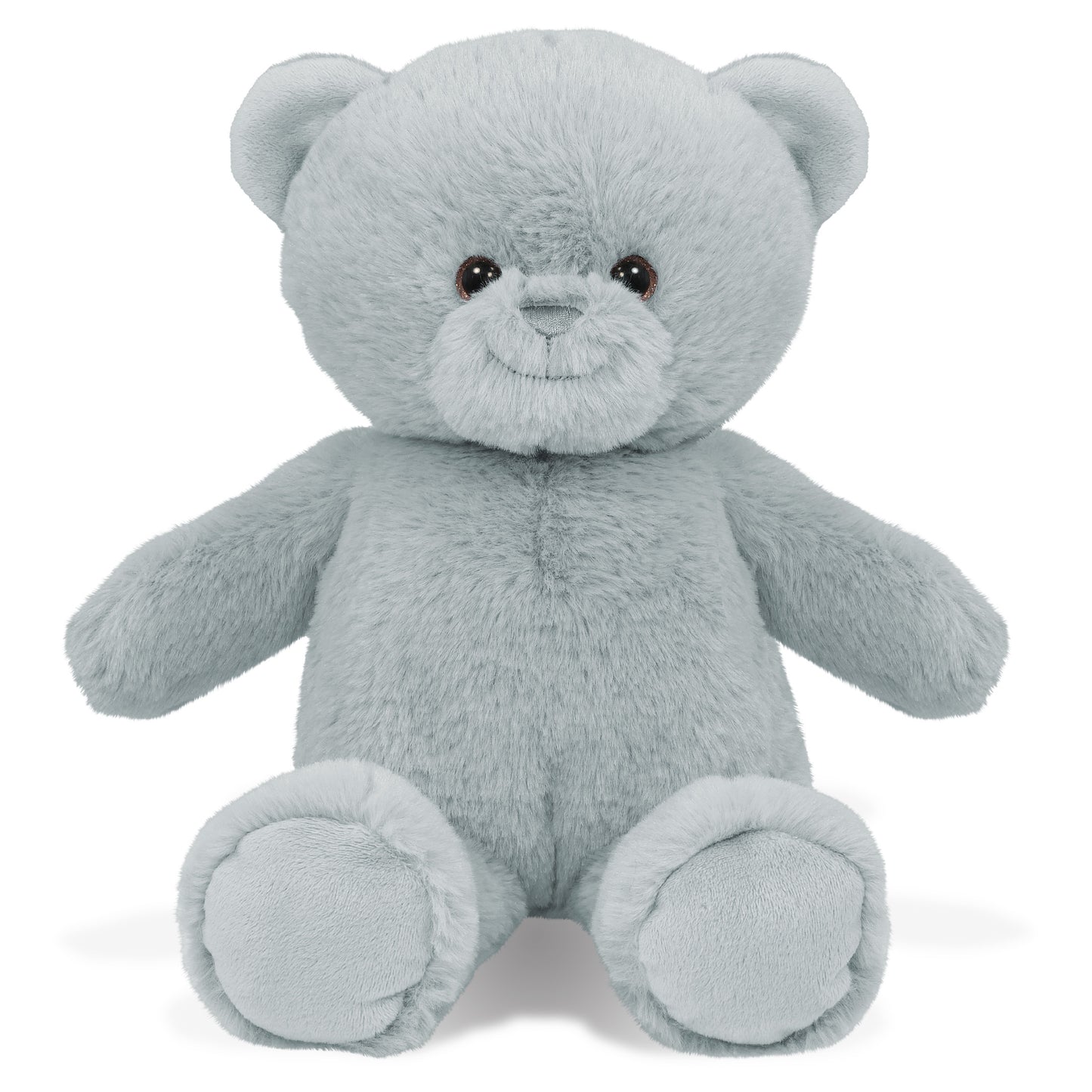 SUPER-SOFT PLUSH - GREY BEAR 10"