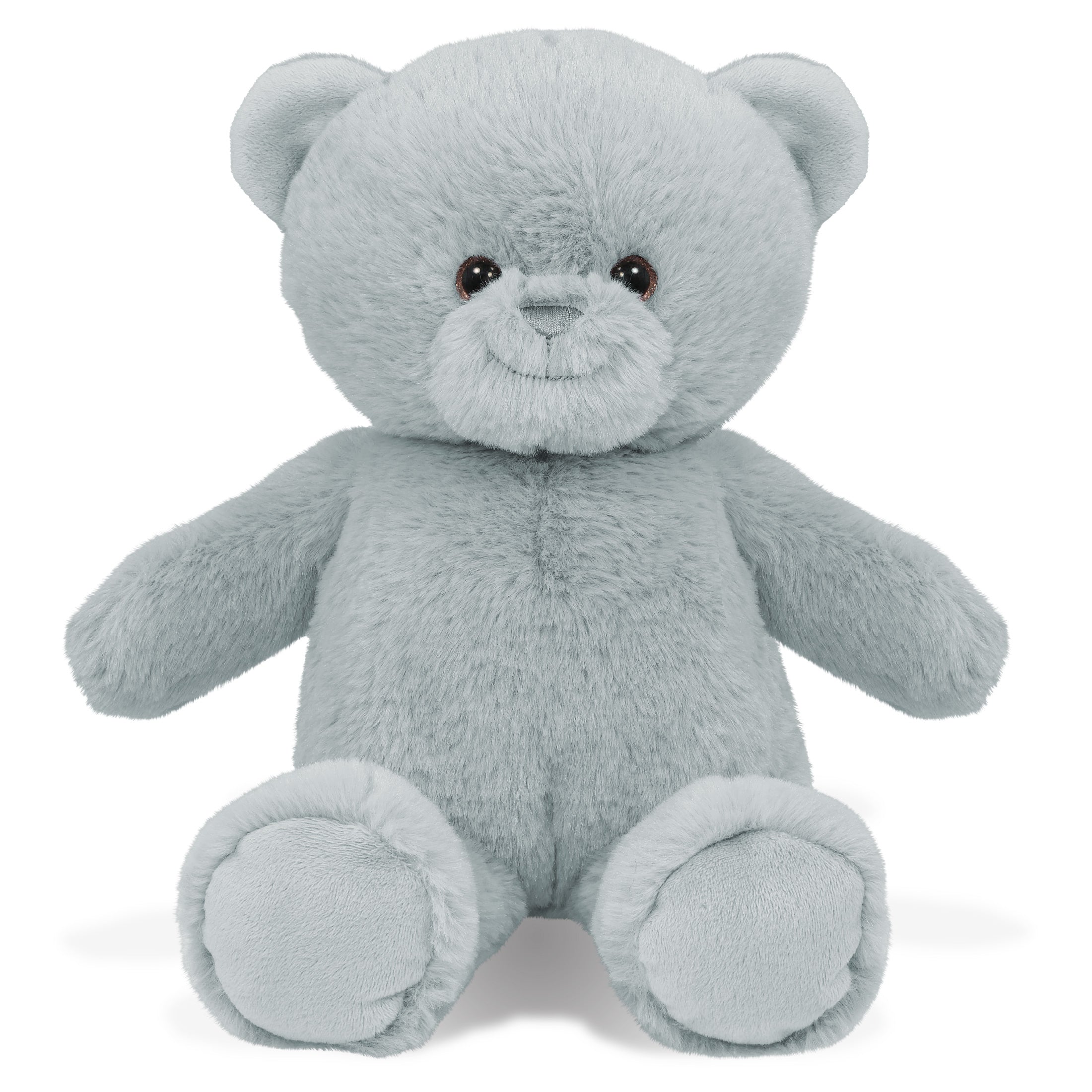 SUPER-SOFT PLUSH - GREY BEAR 10"