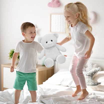 SUPER-SOFT PLUSH - WHITE BEAR 10"