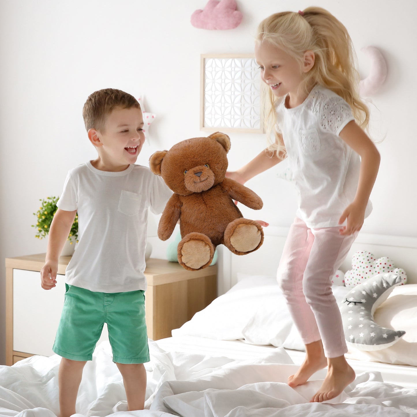 SUPER-SOFT PLUSH - BROWN BEAR 10"