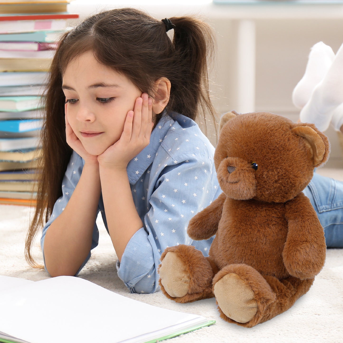 SUPER-SOFT PLUSH - BROWN BEAR 10"