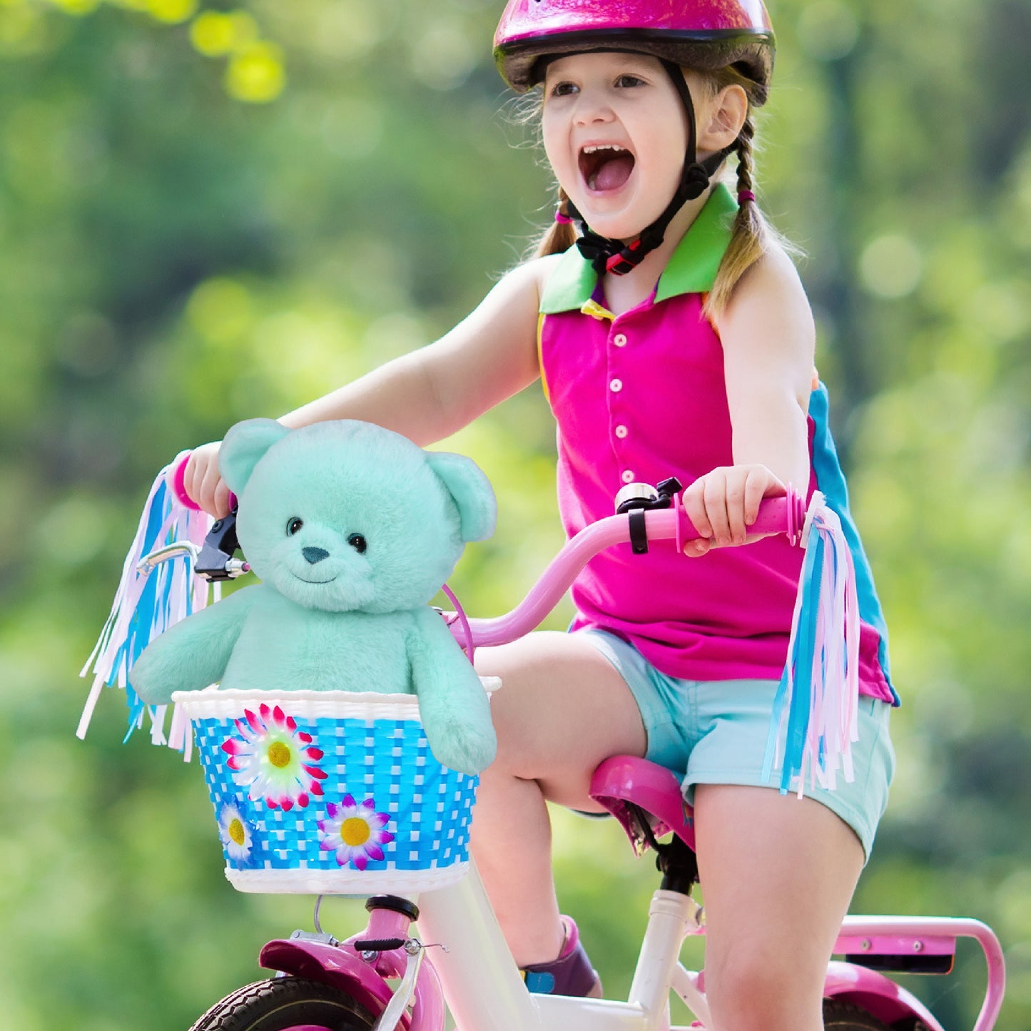 SUPER-SOFT PLUSH - BLUE BEAR 10"