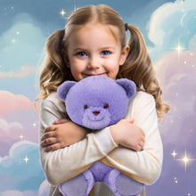 SUPER-SOFT PLUSH - PURPLE BEAR 10"
