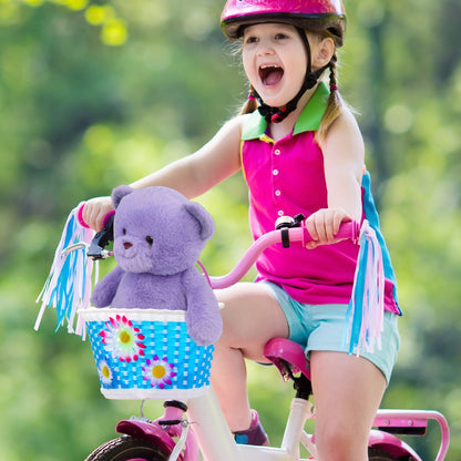 SUPER-SOFT PLUSH - PURPLE BEAR 10"