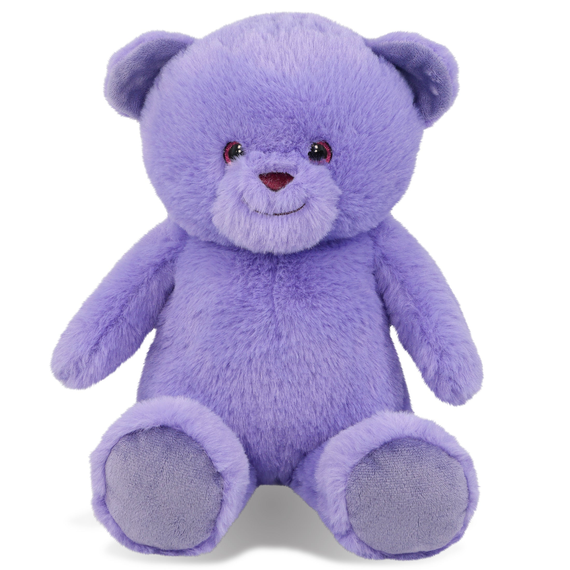 SUPER-SOFT PLUSH - PURPLE BEAR 10"
