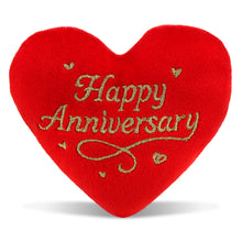 PLUSH - HAPPY ANNIVERSARY HEART 4"