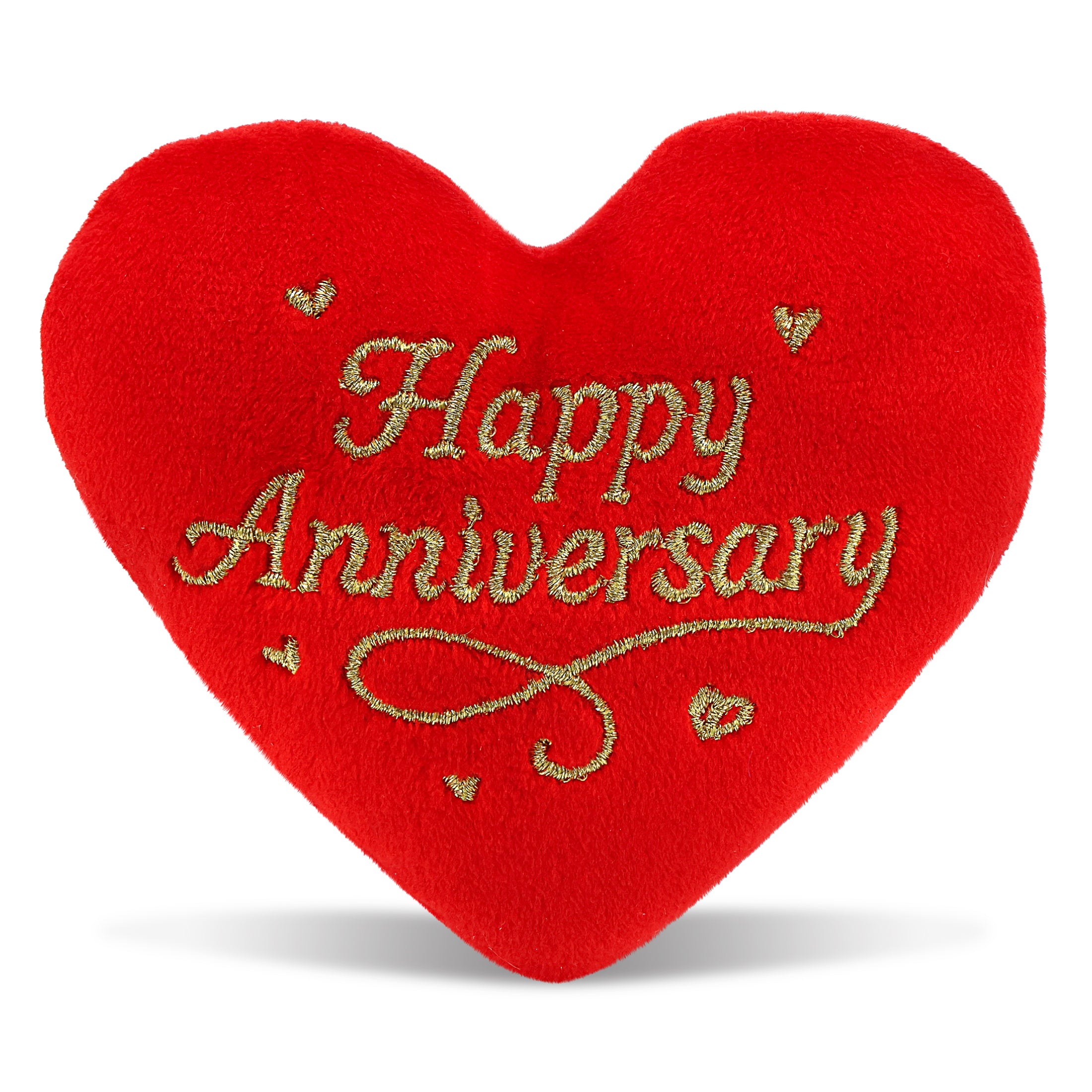 PLUSH - HAPPY ANNIVERSARY HEART 4"