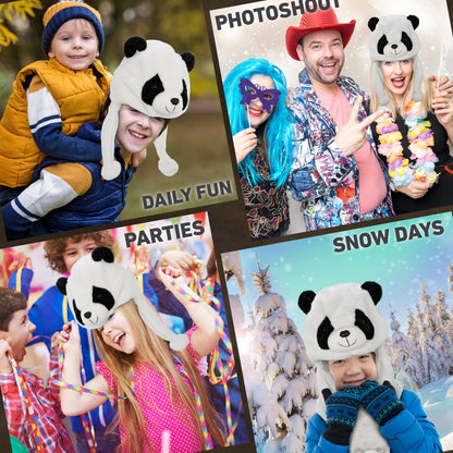 SUPER SOFT PLUSH HAT - PANDA
